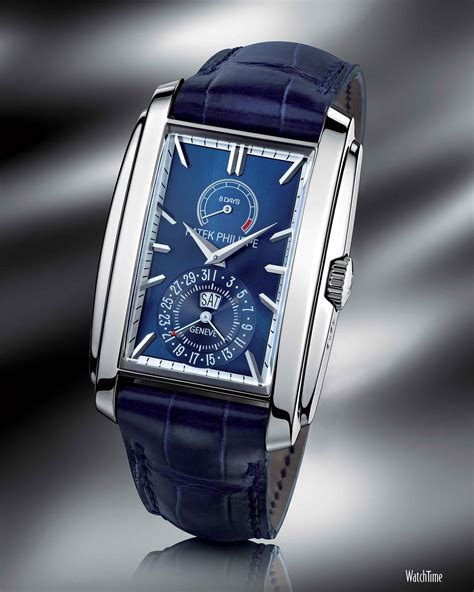 patek philippe gondolo 5200|Patek Philippe rectangular watch.